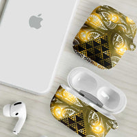 Matariki New Zealand AirPods Case NZ Niho Taniwha Maori New Year Yellow Galaxy LT14 - Polynesian Pride