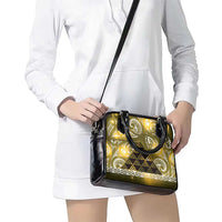 Matariki New Zealand Shoulder Handbag NZ Niho Taniwha Maori New Year Yellow Galaxy