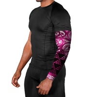 Matariki New Zealand Arm Sleeves NZ Niho Taniwha Maori New Year Pink Galaxy LT14 - Polynesian Pride