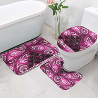 Matariki New Zealand Bathroom Set NZ Niho Taniwha Maori New Year Pink Galaxy