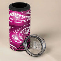 Matariki New Zealand 4 in 1 Can Cooler Tumbler NZ Niho Taniwha Maori New Year Pink Galaxy