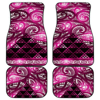 Matariki New Zealand Car Mats NZ Niho Taniwha Maori New Year Pink Galaxy LT14 - Polynesian Pride
