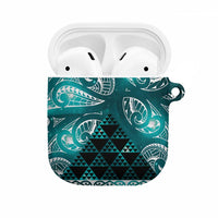 Matariki New Zealand AirPods Case NZ Niho Taniwha Maori New Year Cyan Galaxy
