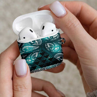 Matariki New Zealand AirPods Case NZ Niho Taniwha Maori New Year Cyan Galaxy