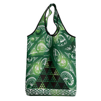 Matariki New Zealand Grocery Bag NZ Niho Taniwha Maori New Year Green Galaxy