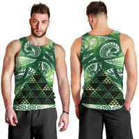 Matariki New Zealand Men Tank Top NZ Niho Taniwha Maori New Year Green Galaxy