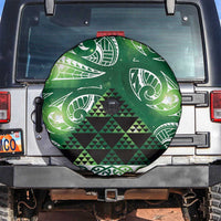 Matariki New Zealand Spare Tire Cover NZ Niho Taniwha Maori New Year Green Galaxy