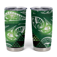 Matariki New Zealand Tumbler Cup NZ Niho Taniwha Maori New Year Green Galaxy