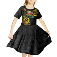 Personalised Vanuatu 678 Kid Short Sleeve Dress Proud To Be A Ni-Van