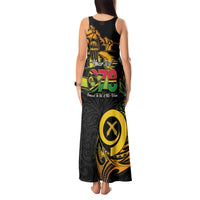 Personalised Vanuatu 678 Tank Maxi Dress Proud To Be A Ni-Van LT14 - Polynesian Pride