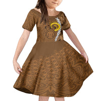 Vanuatu Coconut Crab Family Matching Tank Maxi Dress and Hawaiian Shirt Ni-Van Tropical Leaves With Sand Drawing Art