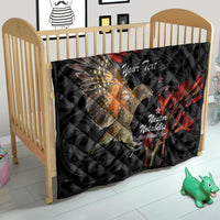 Personalised New Zealand Kea Quilt Nestor Notabilis With Harakeke Maori Pattern LT14 - Polynesian Pride
