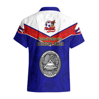 American Samoa Football Hawaiian Shirt Polynesian Sporty Style LT14 - Polynesian Pride