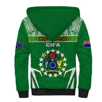 Cook Islands Football Sherpa Hoodie Go Kuki Airani Polynesian Sporty Style LT14 - Polynesian Pride