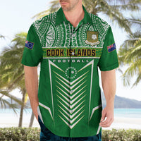 Personalised Cook Islands Football Hawaiian Shirt Go Kuki Airani Polynesian Sporty Style LT14 - Polynesian Pride