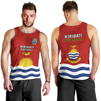 Kiribati Football Men Tank Top Polynesian Pattern Mix Kiribatian Flag LT14 - Polynesian Pride
