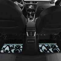 Kia Ora New Zealand Car Mats Aotearoa Proud Maori Paua Shell Silver Fern - Polynesian Pride