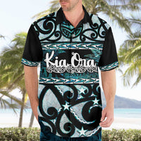 Kia Ora New Zealand Hawaiian Shirt Aotearoa Proud Maori Paua Shell Silver Fern - Polynesian Pride