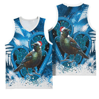 Tui Bird New Zealand Christmas In July Basketball Jersey NZ Aroha Koru Fern Marble Vibes