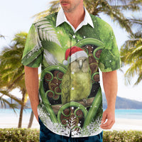 Kakapo New Zealand Christmas In July Hawaiian Shirt NZ Aroha Koru Fern Marble Vibes LT14 - Polynesian Pride