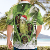 Kakapo New Zealand Christmas In July Hawaiian Shirt NZ Aroha Koru Fern Marble Vibes LT14 - Polynesian Pride