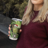 Kakapo New Zealand Christmas In July Tumbler Cup NZ Aroha Koru Fern Marble Vibes