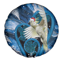 Sulphur-crested Cockatoo New Zealand Christmas In July Spare Tire Cover NZ Aroha Koru Fern Marble Vibes