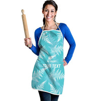 New Zealand Silver Fern Rugby Custom Apron Go Aotearoa Champions Turquoise Version - Polynesian Pride