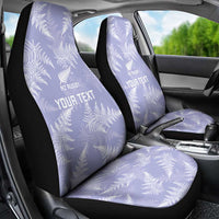 New Zealand Silver Fern Rugby Custom Car Seat Cover Go Aotearoa Champions Purple Version - Polynesian Pride