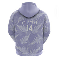 New Zealand Silver Fern Rugby Custom Hoodie Go Aotearoa Champions Purple Version - Polynesian Pride