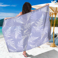 New Zealand Silver Fern Rugby Custom Sarong Go Aotearoa Champions Purple Version - Polynesian Pride
