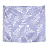 New Zealand Silver Fern Rugby Custom Tapestry Go Aotearoa Champions Purple Version - Polynesian Pride