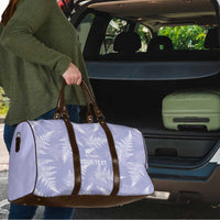 New Zealand Silver Fern Rugby Custom Travel Bag Go Aotearoa Champions Purple Version - Polynesian Pride