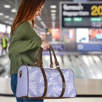 New Zealand Silver Fern Rugby Custom Travel Bag Go Aotearoa Champions Purple Version - Polynesian Pride