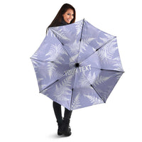 New Zealand Silver Fern Rugby Custom Umbrella Go Aotearoa Champions Purple Version - Polynesian Pride