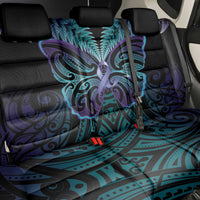 Suicide Prevention New Zealand Back Car Seat Cover Aotearoa Maori Butterfly Mix Silver Fern - Polynesian Pride