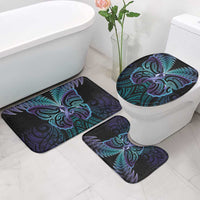 Suicide Prevention New Zealand Bathroom Set Aotearoa Maori Butterfly Mix Silver Fern LT14 - Polynesian Pride