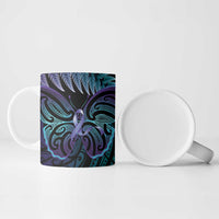 Suicide Prevention New Zealand Ceramic Mug Aotearoa Maori Butterfly Mix Silver Fern - Polynesian Pride