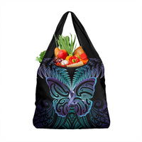 Suicide Prevention New Zealand Grocery Bag Aotearoa Maori Butterfly Mix Silver Fern - Polynesian Pride
