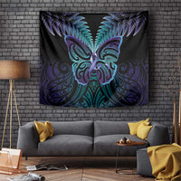 Suicide Prevention New Zealand Tapestry Aotearoa Maori Butterfly Mix Silver Fern - Polynesian Pride