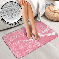 Personalised Polynesia Breast Cancer Awareness Bathroom Set Brave Strong Butterfly Pink Ribbon LT14 - Polynesian Pride