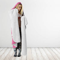 Polynesia Breast Cancer Awareness Hooded Blanket Fight With Hope Pink Ribbon Boxing Gloves LT14 - Polynesian Pride