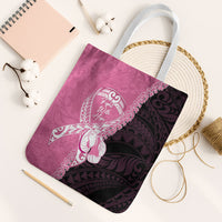 Polynesia Breast Cancer Awareness Tote Bag Fight With Hope Pink Ribbon Boxing Gloves LT14 White Strap One Size Pink - Polynesian Pride