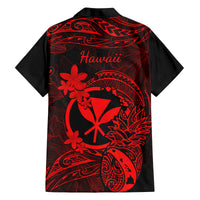 hawaii-family-matching-off-shoulder-maxi-dress-and-hawaiian-shirt-pineapple-mix-polynesian-plumeria-red-version