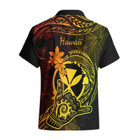 Hawaii Hawaiian Shirt Shaka Tattoo Mix Polynesian Plumeria Reggae Version LT14 - Polynesian Pride