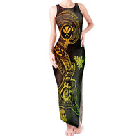 Hawaii Tank Maxi Dress Shaka Tattoo Mix Polynesian Plumeria Reggae Version LT14 Women Reggae - Polynesian Pride