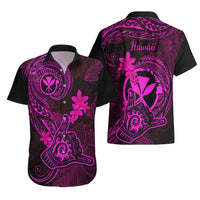 Hawaii Hawaiian Shirt Shaka Tattoo Mix Polynesian Plumeria Pink Version LT14 - Polynesian Pride