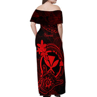 hawaii-off-shoulder-maxi-dress-shaka-tattoo-mix-polynesian-plumeria-red-version