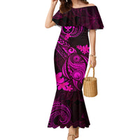 Hawaii Mermaid Dress Turtle Mix Polynesian Plumeria Pink Version LT14 Women Pink - Polynesian Pride