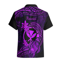 Hawaii Hawaiian Shirt Turtle Mix Polynesian Plumeria Purple Version LT14 - Polynesian Pride
